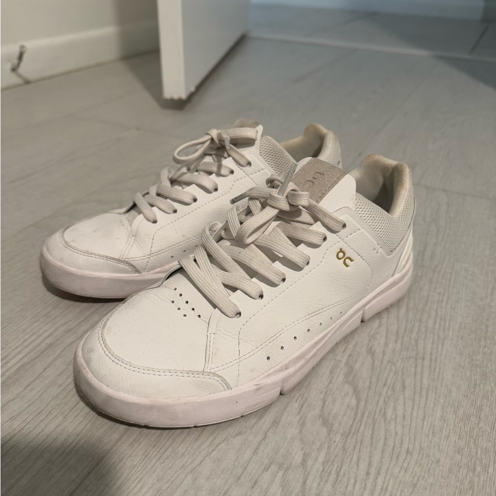 On Running White Mesh Sneakers